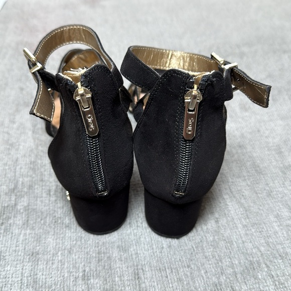 Sam Edelman Womens Black Strappy Block Heel Sandals Size 8.5M Chic Dressy Shoes - Picture 6 of 11